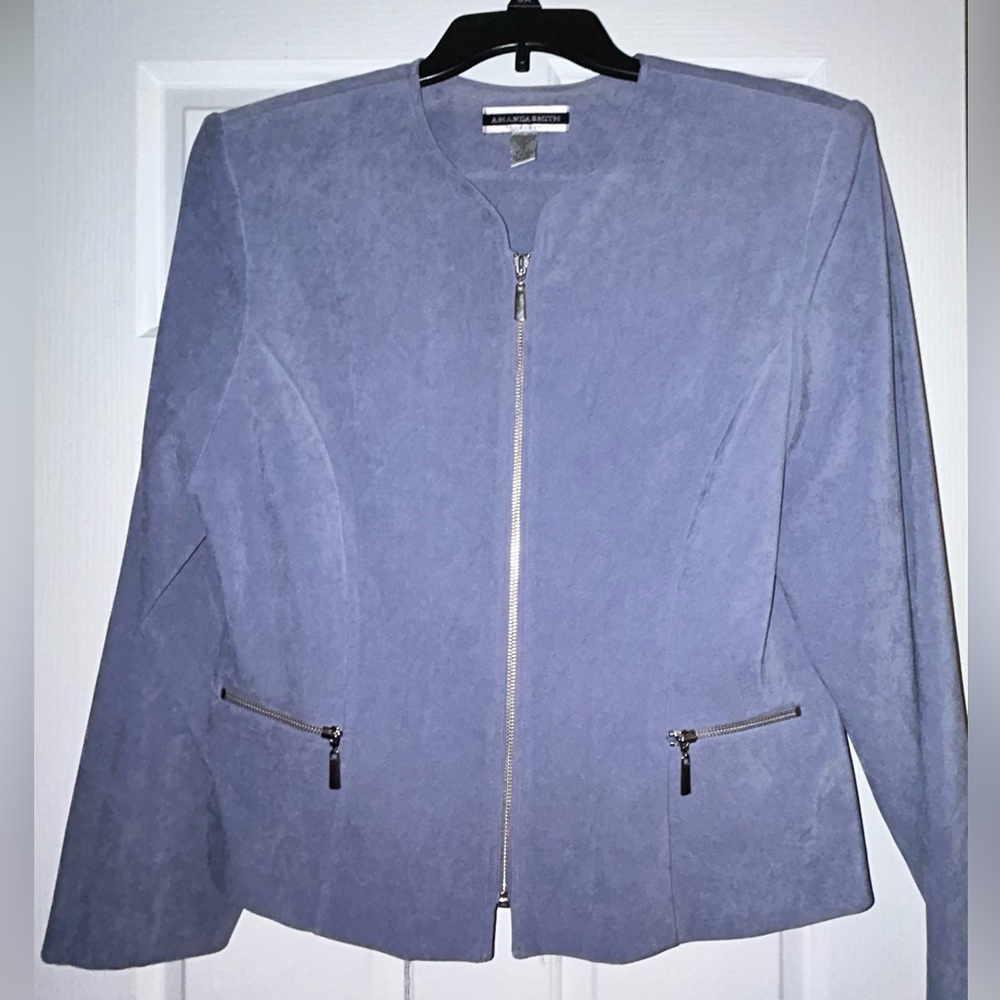 Amanda Smith zip up Blazer